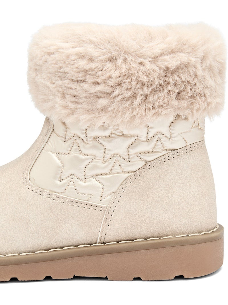 Conguitos enkellaarsjes estrellas pelo Beige - Kiabi