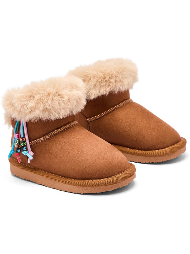 Conguitos enkellaarsjes forro charm Bruin - Kiabi