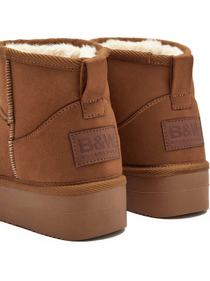Conguitos enkellaarsjes high Bruin - Kiabi