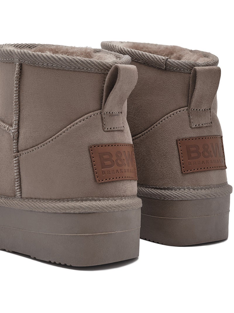 Conguitos enkellaarsjes low Bruin - Kiabi