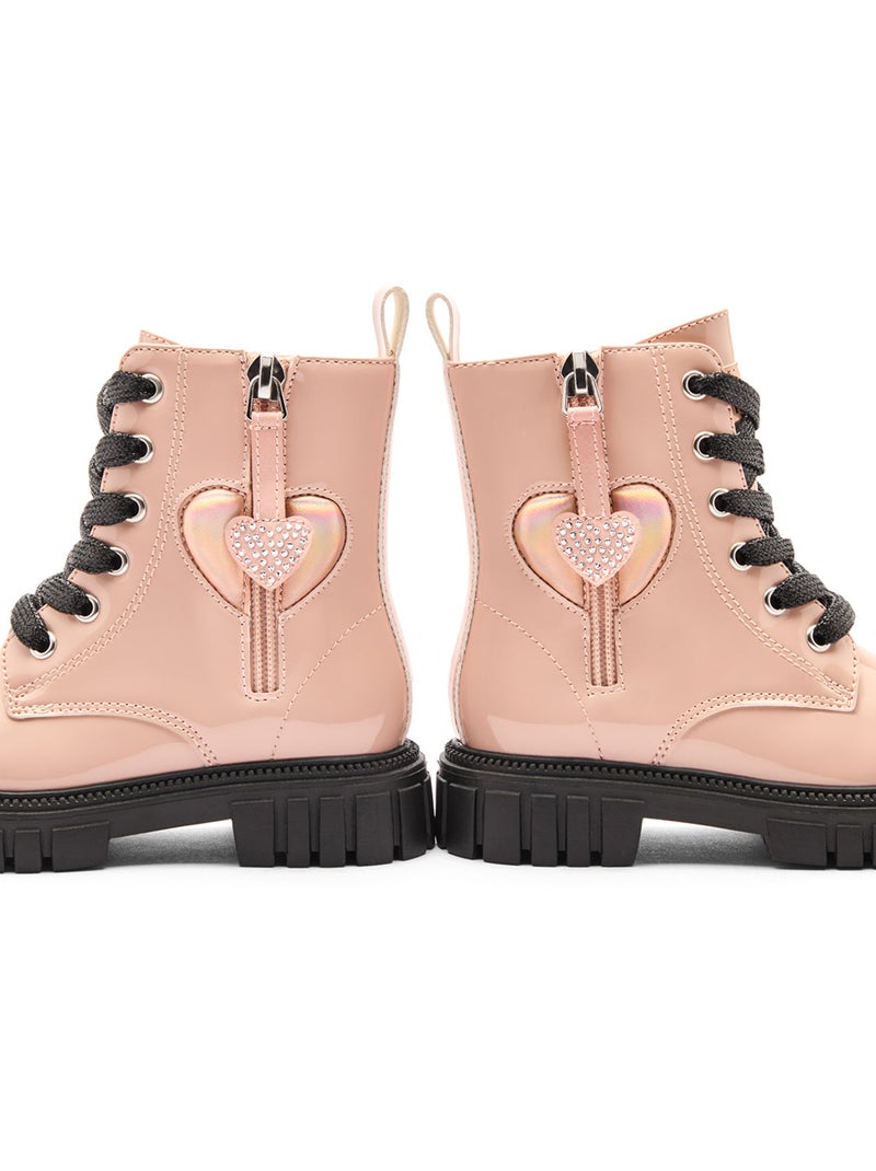 Conguitos enkellaarsjes militar Roze - Kiabi