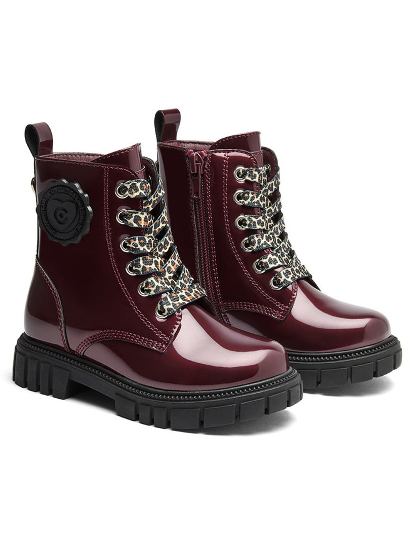 Conguitos enkellaarsjes militares Rood - Kiabi
