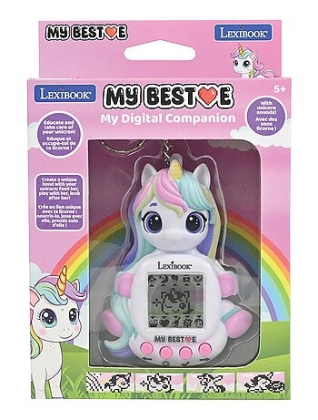 Console my best-e® licorne avec écran lcd et porte-clés