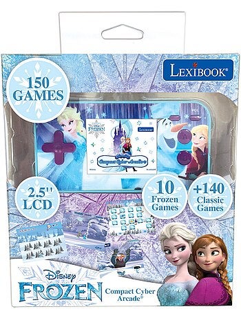 Console portable cyber arcade® pocket frozen – écran 2.5'' 150 jeux dont 10 la reine des neiges