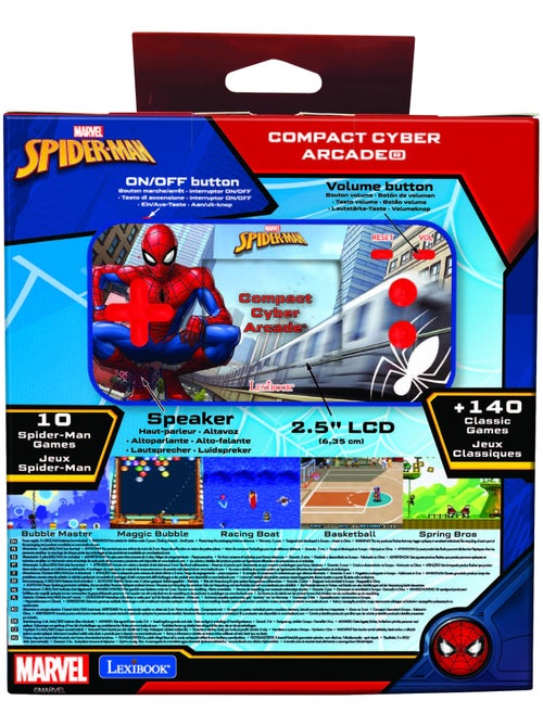 Console portable cyber arcade® pocket spiderman– écran 2.5'' 150 jeux dont 10 spiderman - Kiabi Console portable cyber arcade® pocket spiderman– écran 2.5'' 150 jeux dont 10 spiderman - Kiabi