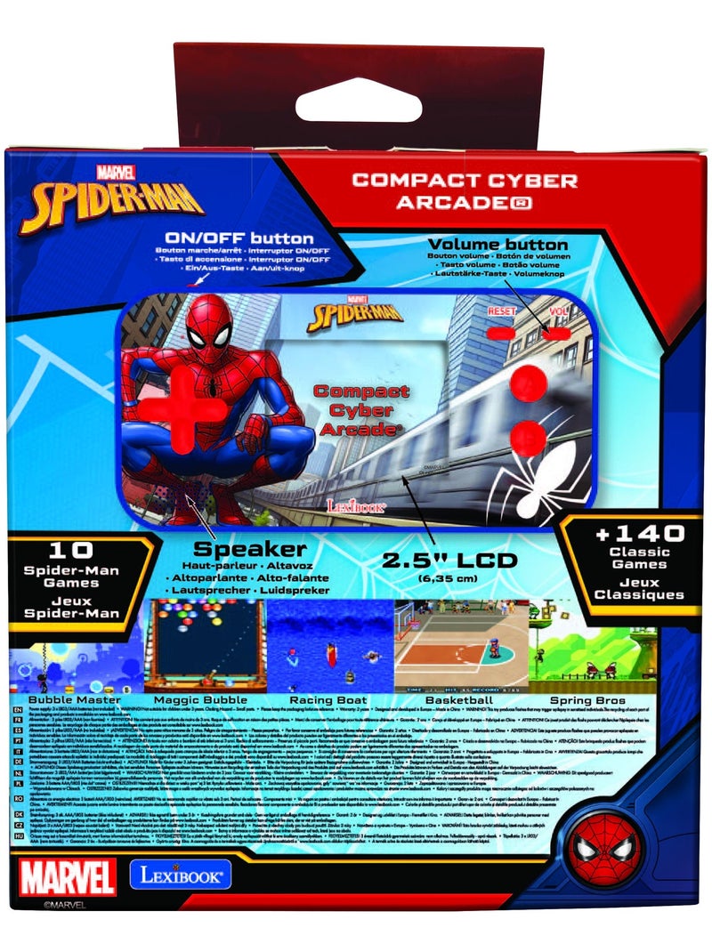 Console portable cyber arcade® pocket spiderman– écran 2.5'' 150 jeux dont 10 spiderman Blauw - Kiabi