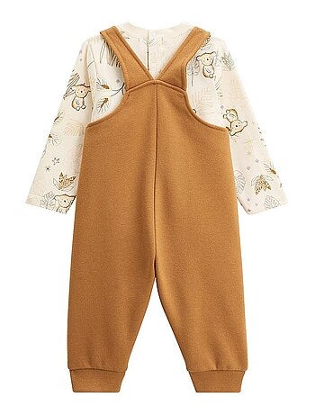 Constellation baby fleece tuinbroek en t-shirt set
