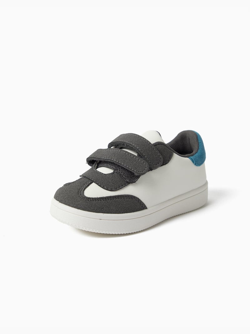 Contrasterende sneakers, mo fashion Blauw - Kiabi