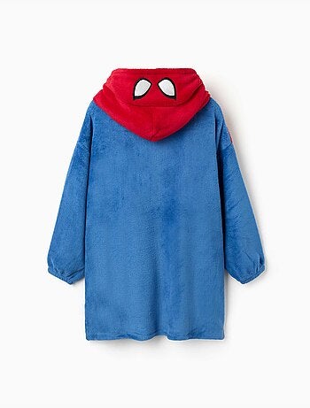 Convertible hoodie van coral fleece met spider-man