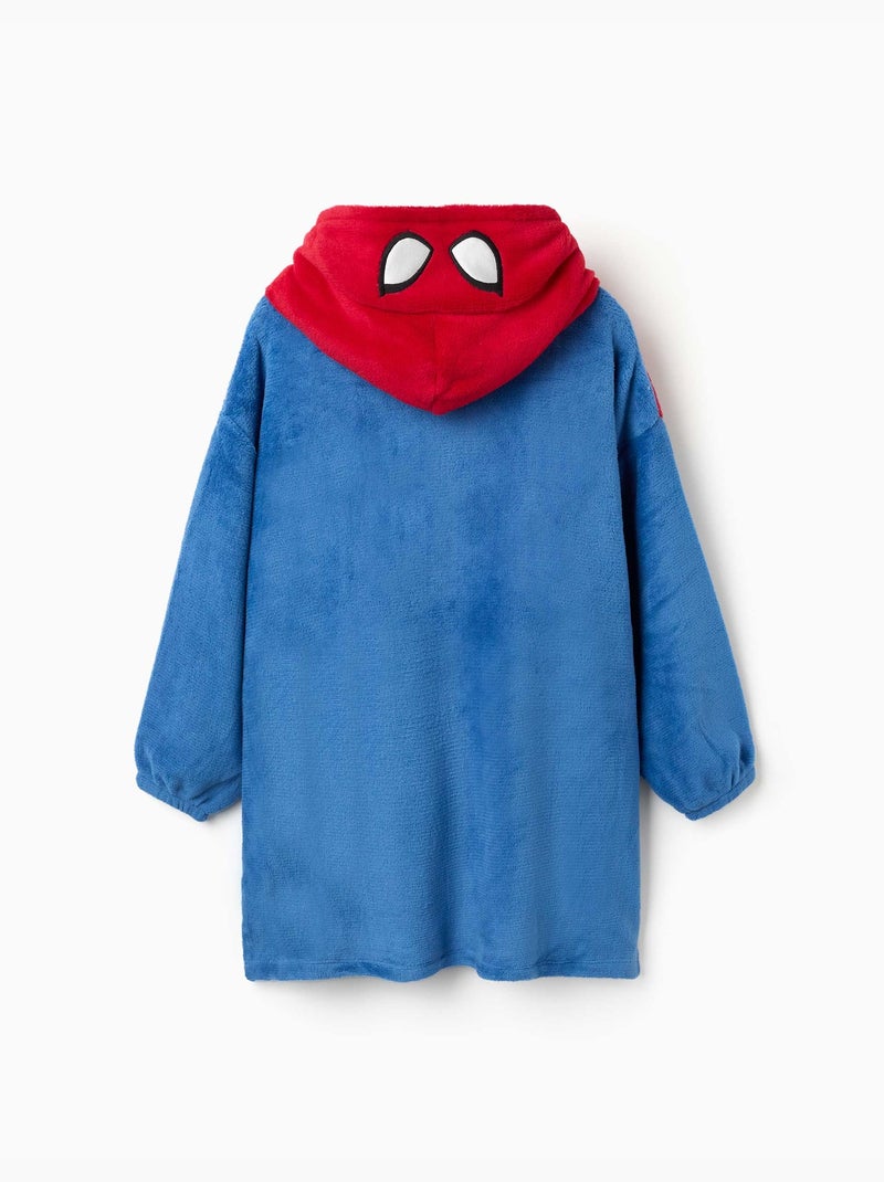 Convertible hoodie van coral fleece met spider-man Rood - Kiabi