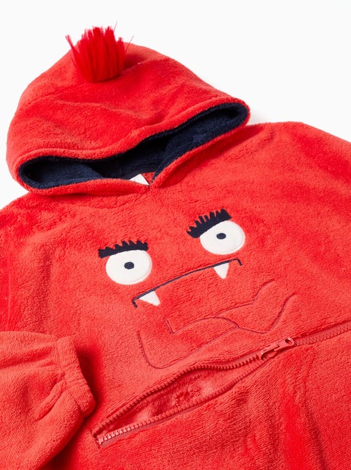 Convertible hoodie van coral fleece 'monsters of emotions' - Kiabi