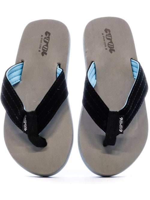 Cool Shoe DONY BOY Jongens Teenslippers Grijs Zwart - Kiabi