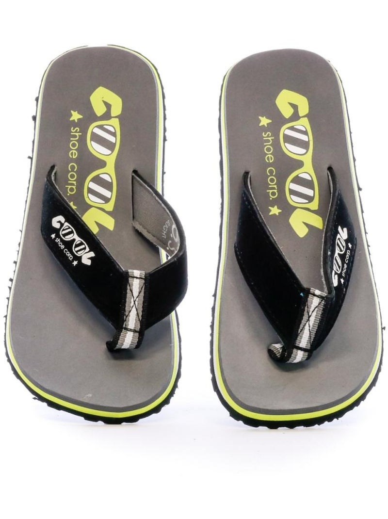 Cool Shoe OS BOY Jongens Slippers Grijs Groen Zilvergrijs - Kiabi