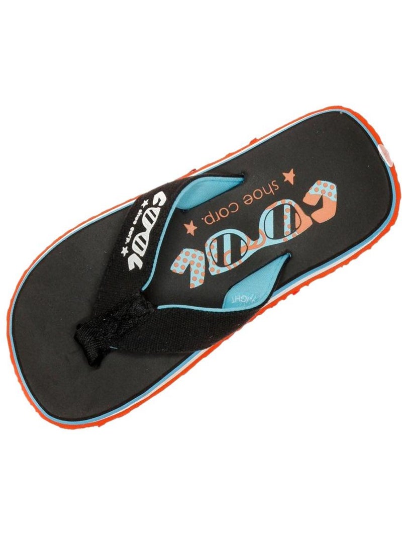 Cool Shoe OS Boy teenslippers zwart voor jongens Zwart Oranje Blauw - Kiabi