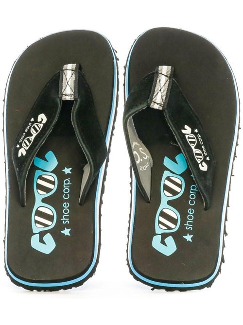 Cool Shoe Os Jongens Teenslippers Zwart/Blauw - Kiabi Cool Shoe Os Jongens Teenslippers Zwart/Blauw - Kiabi