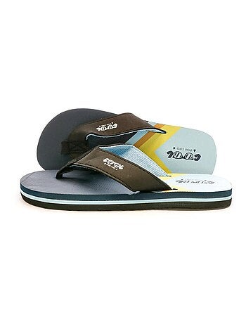 Cool shoe zinc jongens slippers zwart/grijs
