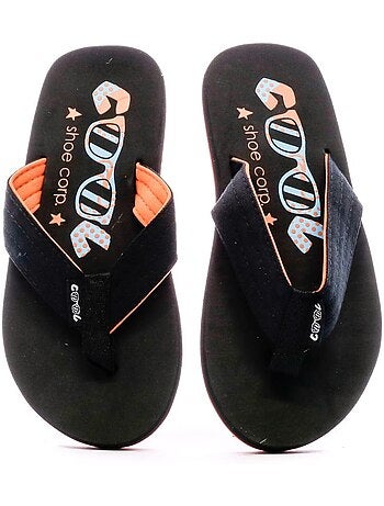 Cool shoe dony boy jongens teenslippers grijs zwart