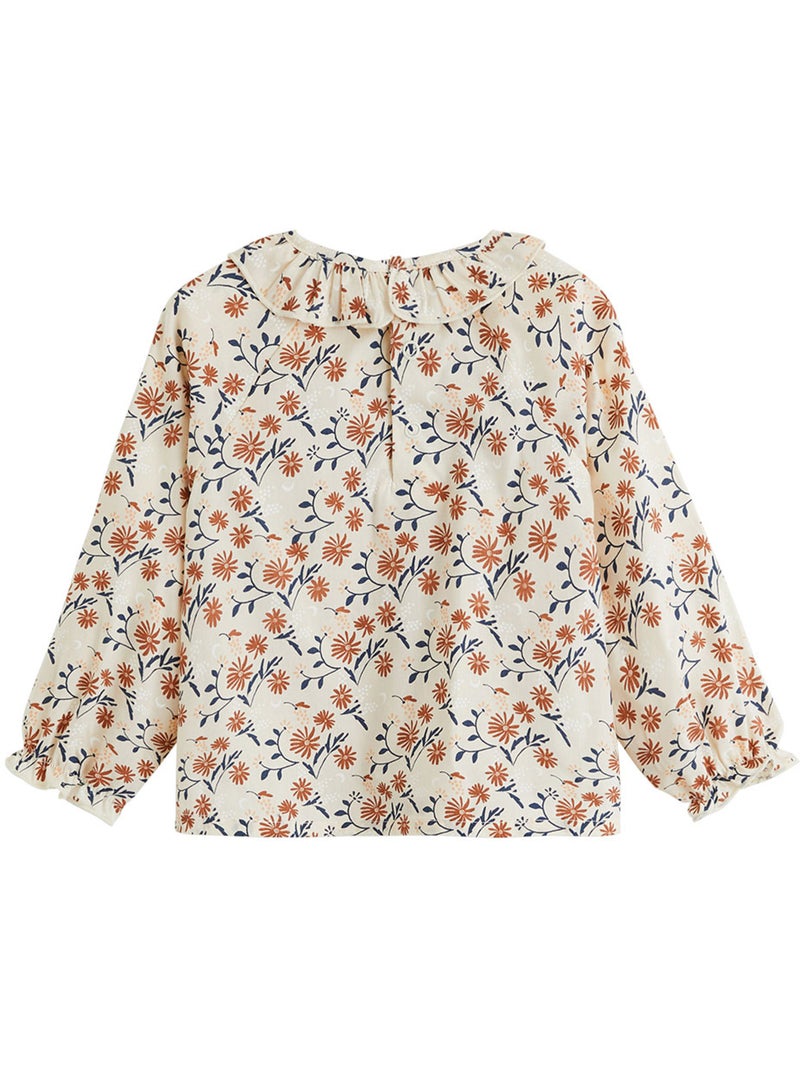 Copy of blouse enfant en popeline harmony Beige - Kiabi