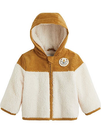 Copy of charly kinderjas met fleecevoering en capuchon