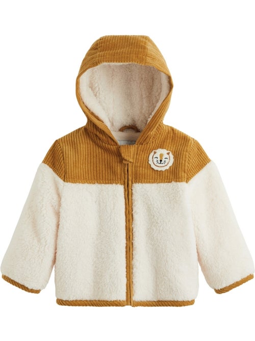 copy of Charly kinderjas met fleecevoering en capuchon - Kiabi