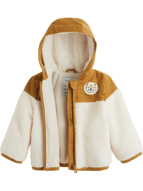copy of Charly kinderjas met fleecevoering en capuchon - Kiabi