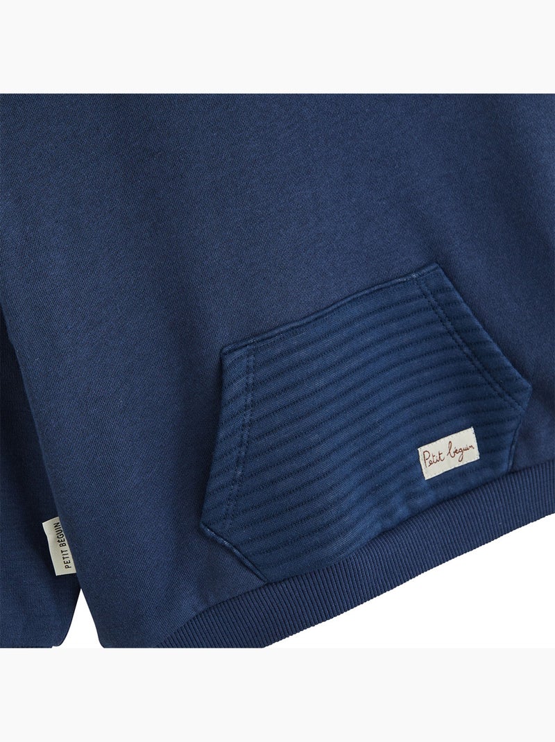 Copy of ensemble bébé sweat et pantalon en molleton moka Blauw - Kiabi