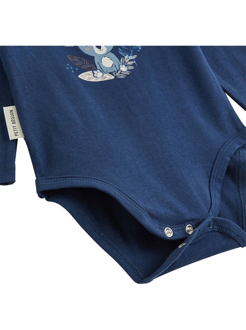 Copy of lot de 2 bodies bébé manches longues ginkgo - Kiabi