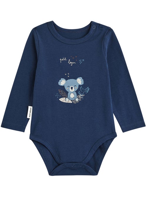 Copy of lot de 2 bodies bébé manches longues ginkgo - Kiabi