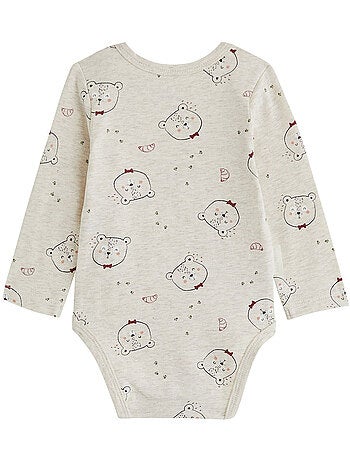 Copy of lot de 2 bodies bébé manches longues ginkgo
