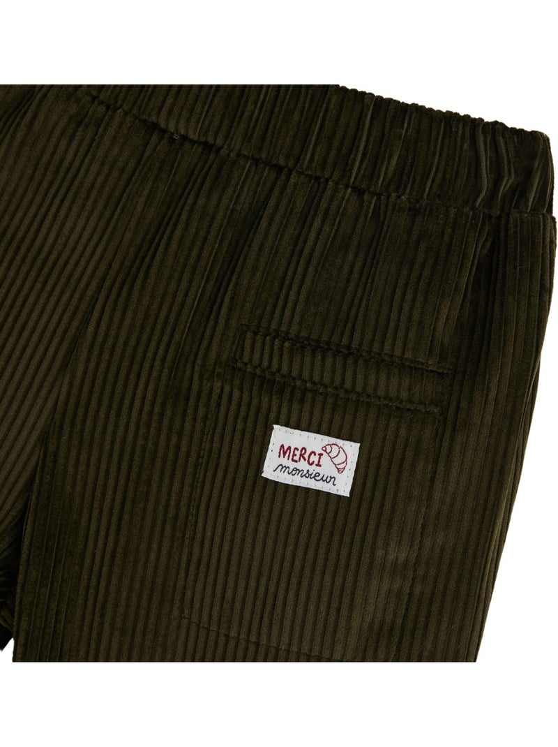 Copy of mocha corduroy babybroekje Groen - Kiabi