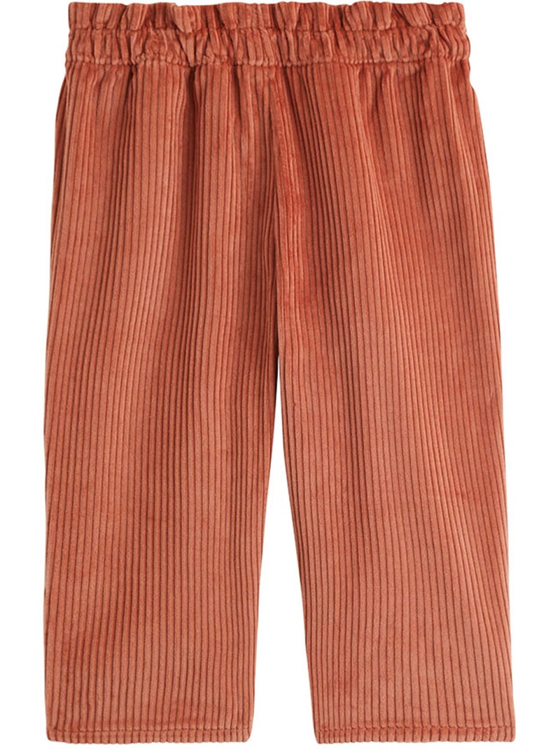 Copy of pantalon bébé en molleton harmony Donkerroze - Kiabi