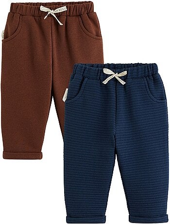 Copy of pantalon bébé en velours côtelé moka