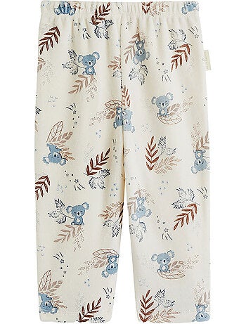 Copy of pyjama enfant 2 pièces en velours moka