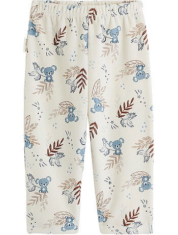 Copy of pyjama enfant 2 pièces en velours moka