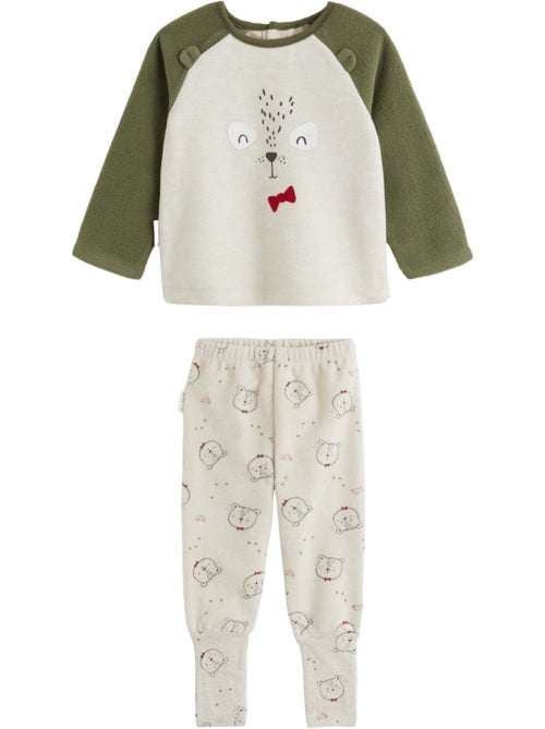 Copy of pyjama enfant 2 pièces en velours moka - Kiabi Copy of pyjama enfant 2 pièces en velours moka - Kiabi