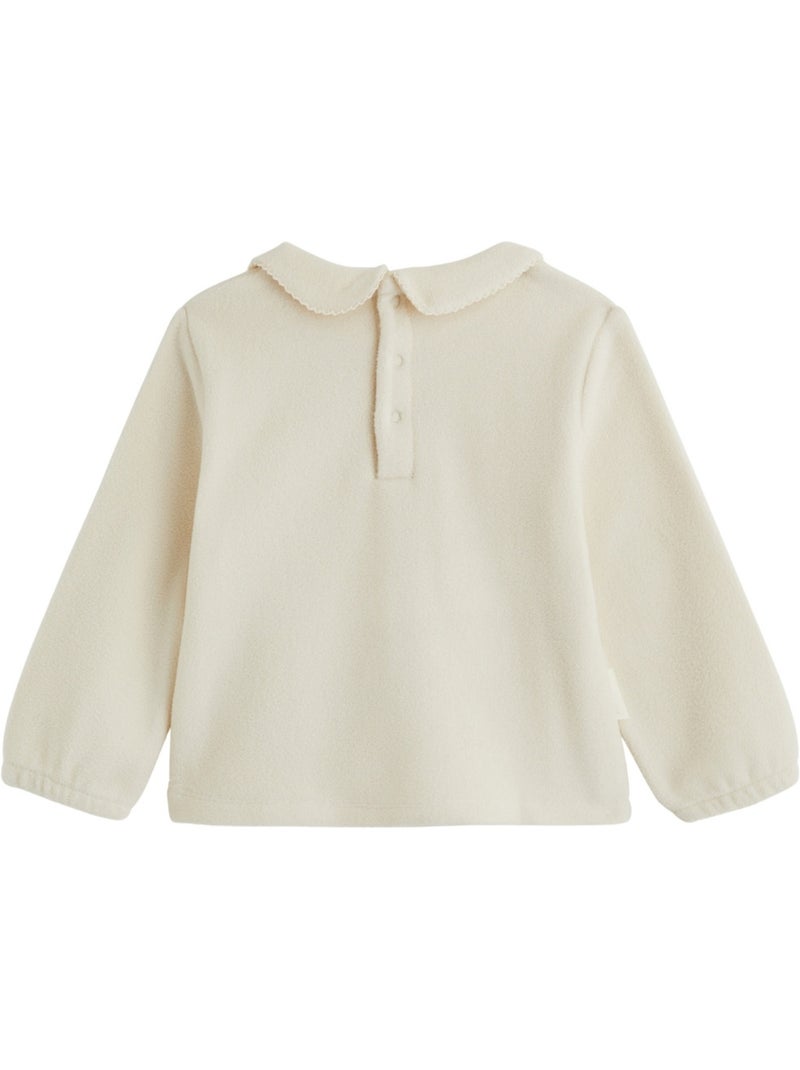 Copy of pyjama enfant 2 pièces en velours petite rêveuse Beige - Kiabi