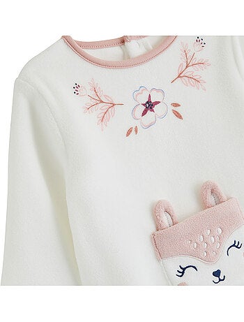 Copy of pyjama enfant 2 pièces en velours petite rêveuse