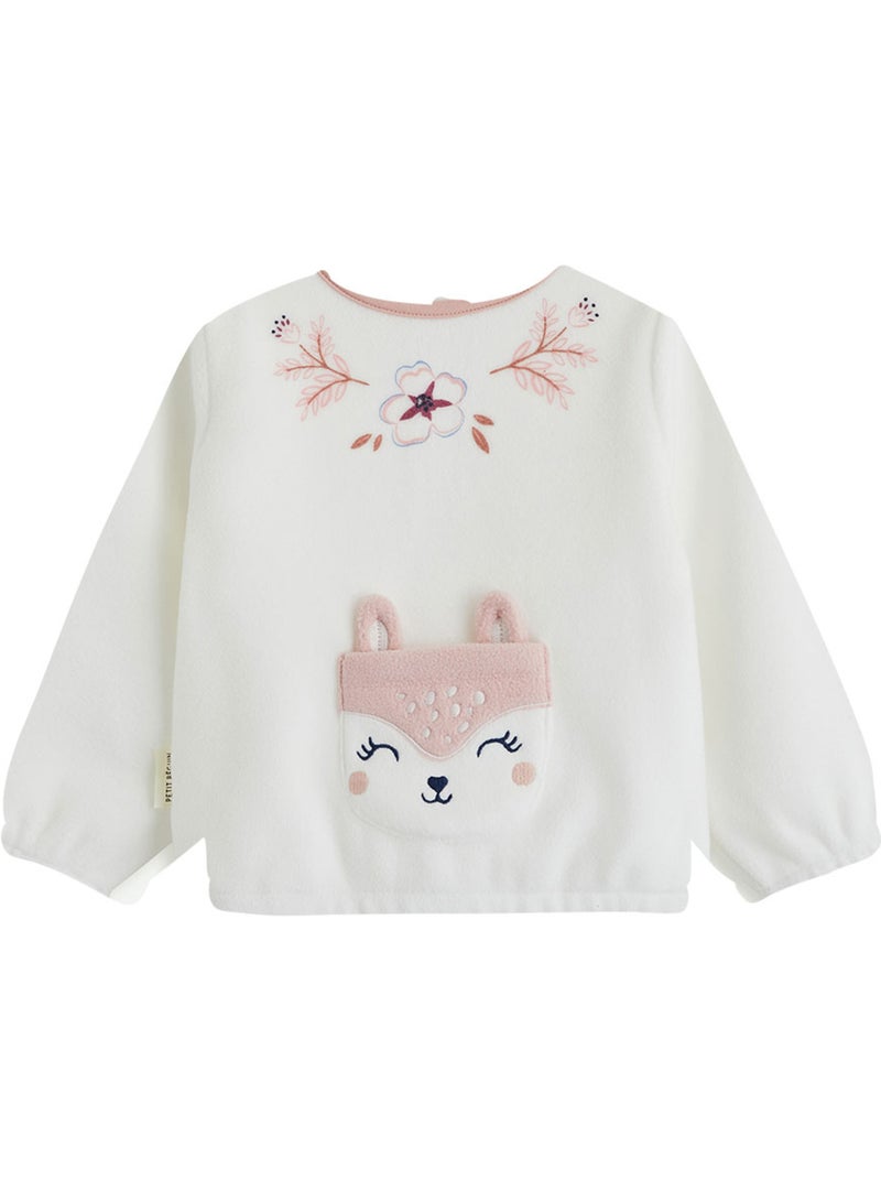 Copy of pyjama enfant 2 pièces en velours petite rêveuse Roze - Kiabi