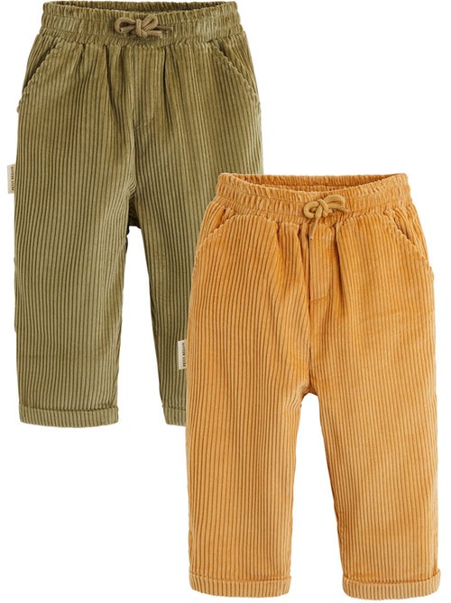 Copy of set van 2 corduroy broeken voor kinderen van charly - Kiabi