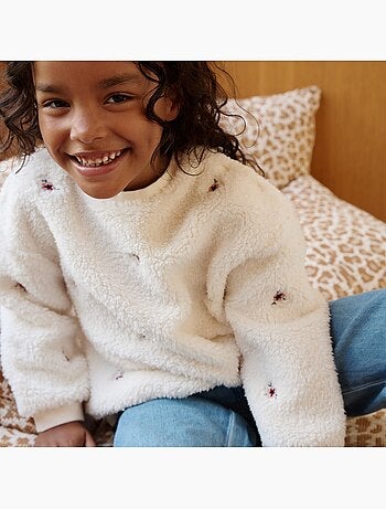 Copy of sweat-shirt bébé en molleton léa