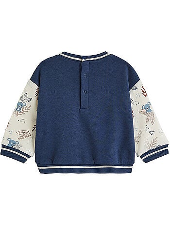 Copy of sweat-shirt bébé en molleton moka