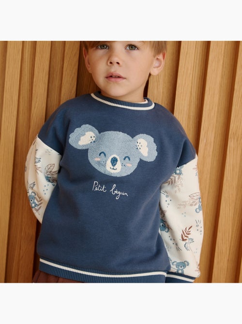 Copy of sweat-shirt bébé en molleton moka - Kiabi Copy of sweat-shirt bébé en molleton moka - Kiabi