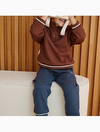 Copy of sweat-shirt bébé en molleton moka