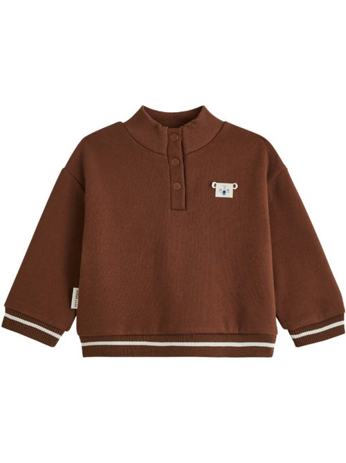 Copy of sweat-shirt bébé en molleton moka - Kiabi Copy of sweat-shirt bébé en molleton moka - Kiabi