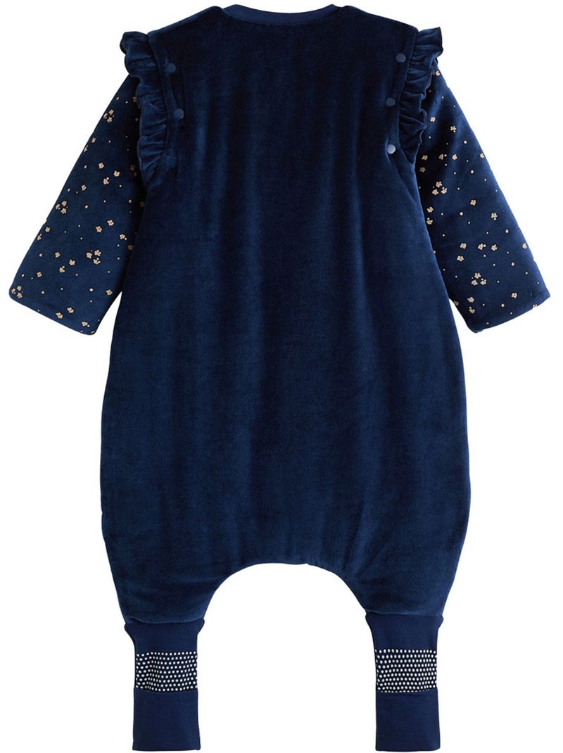 Copy of turbulette tog 2 en velours avec pieds retroussables léa Blauw - Kiabi