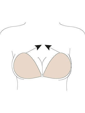 Coques adhésives push-up