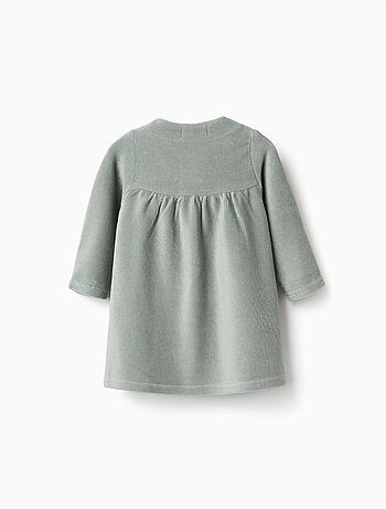 Corduroy jurk met lange mouwen