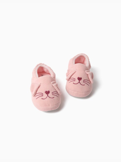 Corduroy pantoffels, mo fashion - Kiabi