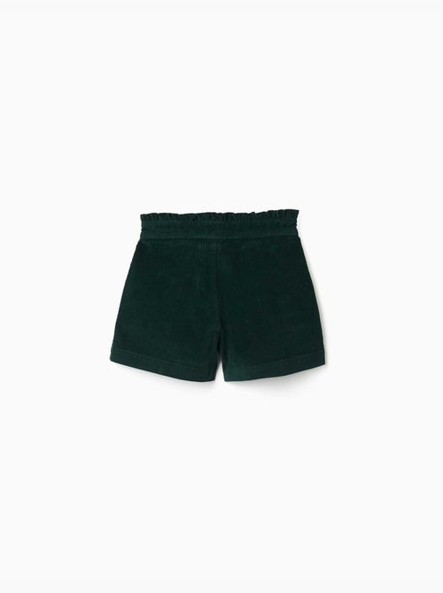 Corduroy shorts met plooien aan de voorkant - Kiabi Corduroy shorts met plooien aan de voorkant - Kiabi