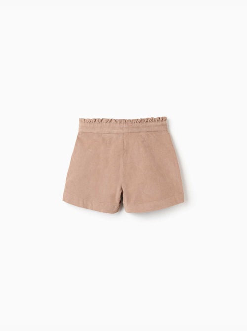 Corduroy shorts met plooien aan de voorkant - Kiabi Corduroy shorts met plooien aan de voorkant - Kiabi